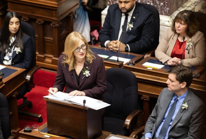British Columbia Legislature building during BC NDP spring session political review