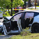 Police and emergency crews respond to a fatal two-vehicle crash at an intersection in Delta, British Columbia.