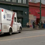 Emergency responders and public health workers addressing the toxic drug overdose crisis in British Columbia during 2026.