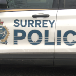 “Police investigate after a pedestrian was struck by a vehicle in Surrey, with emergency crews responding to the scene.”