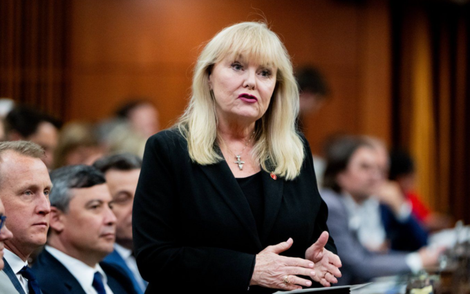 Peter Milobar during the B.C. Conservative Party leadership race before being eliminated from the contest.
