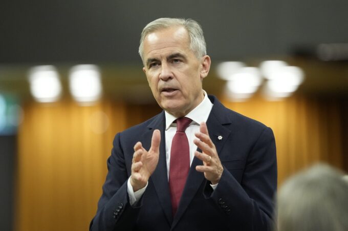 Mark Carney speaking about Canada’s clean electricity strategy and renewable energy future