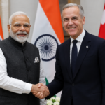 Indian business delegation and government officials participating in trade discussions and investment meetings in Canada.