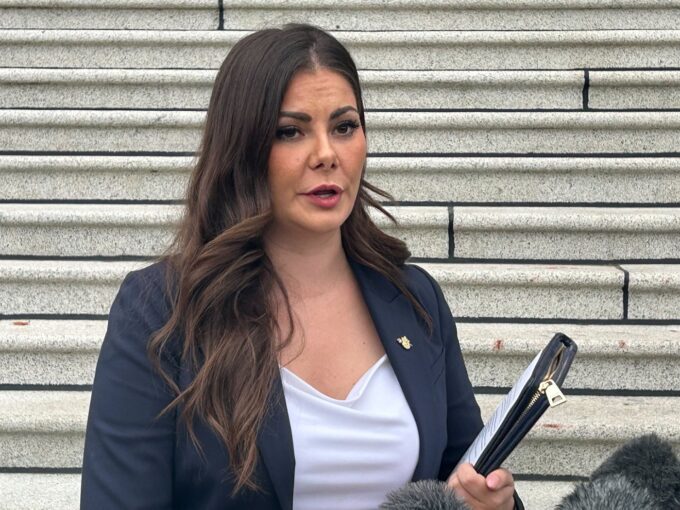Political discussion surrounding the new leadership of the B.C. Conservative Party and concerns about political polarization.